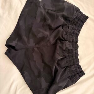 lululemon athletica Black Camo Athletic Shorts